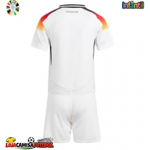 Camisa de Futebol Alemanha Equipamento Principal Infantil Europeu 2024 Manga Curta (+ Calças curtas)